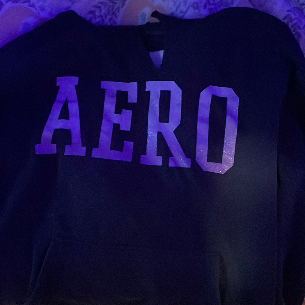 Purple aero hoodie
